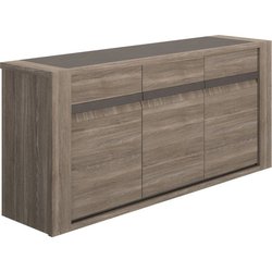 Buffet MARCEAU  Coloris Chene Reed  3 Portes  190 × 48 × 88 cm  GA