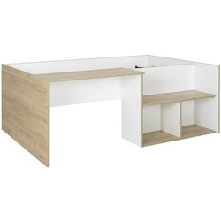 Kombi-Kinderbett OSCAR  90 x 190 cm  Eiche hell / Weiß  Diagone