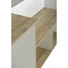 Kombi-Kinderbett OSCAR  90 x 190 cm  Eiche hell / Weiß  Diagone
