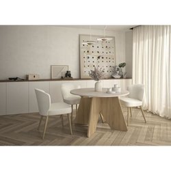 Esstisch - GALEO - Rund - 4/6 Sitzplätze - 120/160 x 120 x 74 cm - DIA