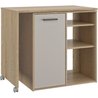 ALPAGA  Drehinsel  1 Tür  156 x 60 x 88 cm  Eiche Silva / Grege  