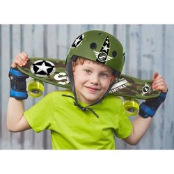 STAMP Skateboard 24 x 7 mit Skids Control Military-Griff