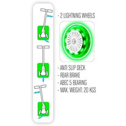 STAMP 3 wheel balance scooter SKIDS CONTROL light wheels