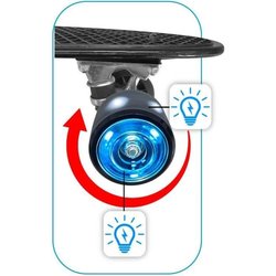 Skateboard 22 x 6 - STAMP - SKIDS CONTROL - Light-up wheels