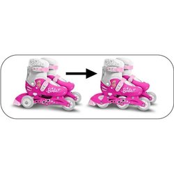 STAMP - Patines en línea de 3 ruedas dos en uno - Barbie
