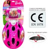 STAMP - Casco + Coderas/Rodilleras - Barbie