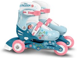 Patins en ligne 2-en-1 - LA REINE DES NEIGES - Fille - Bleu - Taille 2