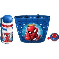 SPIDER-MAN Set Cestino + Bottiglia + Campanello
