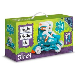 2-in-1 Inline Skates - DISNEY - STITCH - 3 Wheels - Size 27-30
