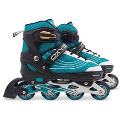 Pattini in linea semi-morbidi regolabili - taglia 42-45 - SKIDS CONTRO