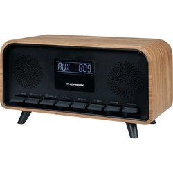 Bluetooth wekkerradio - THOMSON - Vintage Cosy - 30 W, FM-radio, dubbe