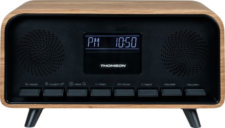 Wekkerradio - THOMSON - Bluetooth - DAB - Vintage Cosy-assortiment