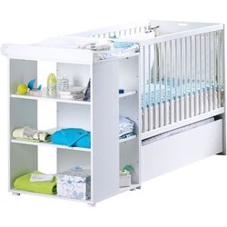 SAUTHON ELOI Kombinationsbett 3 in 1 60 x 120 in 90x190 cm - Weiß