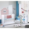 SAUTHON ELOI Kombinationsbett 3 in 1 60 x 120 in 90x190 cm - Weiß