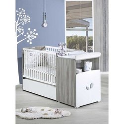 Lit combiné - 120x60cm - Evolutif en 90x190cm - Babyprice Leaf - En bo