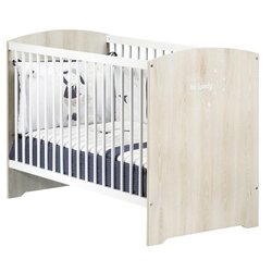 BABYPRICE Babybett Smile Buche Esche 3 Positionen 120x60 cm
