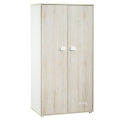 BABYPRICE Kleiderschrank Baby Room Smile Buche Esche 2 Türen