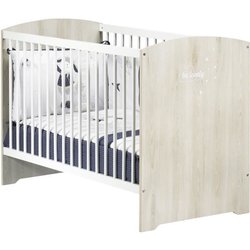 Komplettes Babyzimmer - 120x60 Bett und Wickeltisch - BABY PRICE - SMI