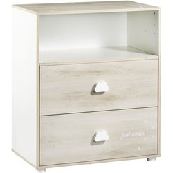 Komplettes Babyzimmer - 120x60 Bett und Wickeltisch - BABY PRICE - SMI
