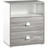 Komplettes Babyzimmer - 120x60 Bett, Wickeltisch und Kleiderschrank - 
