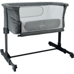 Cama Cododo gris NANIA ajustable 5 alturas posibles - colchón 4 cm
