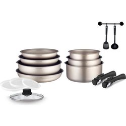 Cooking battery Arthur Martin AM133ch 15 pieces - aluminum - Removable
