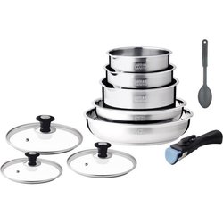 Inductiekookset - Arthur Martin - AM4485 - Roestvrij staal - 10-delig 
