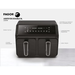 Friteuse sans huile FAGOR - Airfryer FG2X4L - Capacité 8L - Double cuv