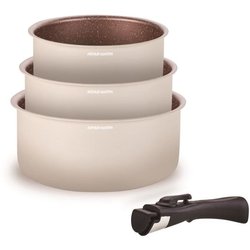 Set de 3 casseroles ARTHUR MARTIN - AM2655 - 16-18-20 cm + 1 poignée a