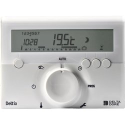 DELTA DORE Deltia 8.00 termostato ambiental programable con cable elec