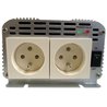 HTC Voltage Converter 12/220 V 1000 W with 2 Sockets Power