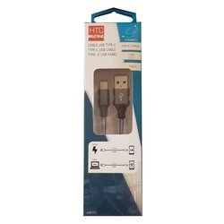 M500 Charging cable and data with USB adapter type C 2.4 A - Aluminum 