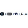 Pack coche verano - HTC EQUIPEMENT - Salir de vacaciones - Incluye: pa