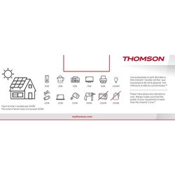Spanningsomvormer - THOMSON - 12/220 V - 600 W - Met USB-aansluiting