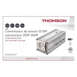 Convertisseur de tension - THOMSON - Automatique 12/24/220 V - 350 W -