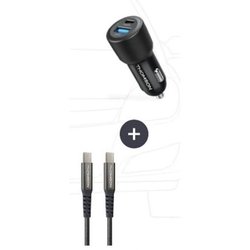 Oplader + kabelpakket - THOMSON - 60 W autolader - 65 W C naar C-kabel