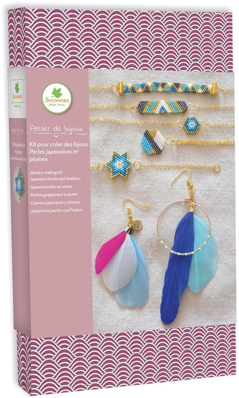 Atelier de bijoux - SYCOMORE - Perles Japonaises et plumes - Des 12 an