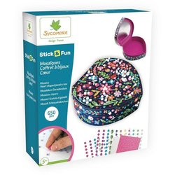Sycomore - Heart jewelry box Dimensions: 20 x 6 x 18.5 cm to personali