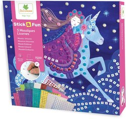 Mozaïeken - Plataan - Stick N Fun - Eenhoorns - Vanaf 5 jaar