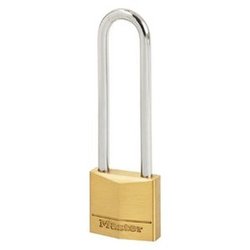 MASTERLOCK Candado de latón, mango de 30 mm, bloqueo doble de 64 mm