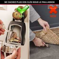 Boite a clés sécurisée - MASTER LOCK - 5400EURD - Format M - Avec anse