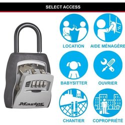 MASTERLOCK Seleccionar almacenamiento de clave de acceso con combinaci