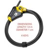 Anti-theft - MASTER LOCK - Python 8433EURD - Adjustable length from 30