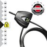Master Lock 8417EURDPRO Cable antirrobo patentado ajustable de 30 cm a