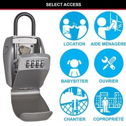 MASTER LOCK Secure key box - L format - Enhanced security - Mini chest