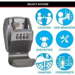 Caja de llave segura MASTER LOCK - Formato L - Seguridad mejorada - Mo