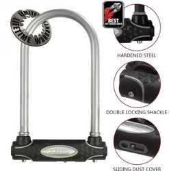 MASTER LOCK Lucchetto per bicicletta U [Con chiave] - Ideale per bicic