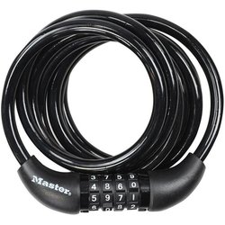 Candado para bicicleta - MASTER LOCK - 8221EURDPRO - Cable trenzado 1,