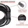Bicycle Lock - MASTER LOCK - 8221EURDPRO - 1.8m twisted cable - Progra