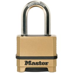 High Security Padlock - MASTER LOCK - M175EURDLF - Combination - Zinc 